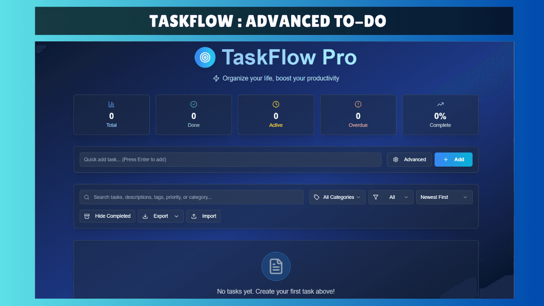 Taskflow - Todo
